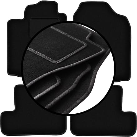 Set veloursmatten voor: Toyota Corolla Verso I minivan (2001-2004)