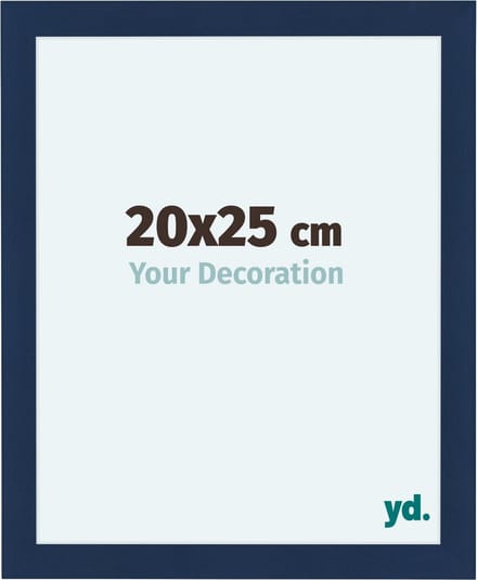 Your Decoration - Fotolijst 20x25 cm - MDF - Donkerblauw Geveegd - Como