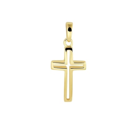 Geelgouden Hanger kruis 4022441