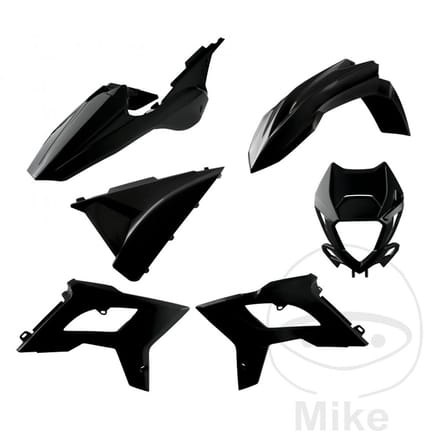 Polisport Beta Rr 2t/4t 18-19 Plastic Set Zwart