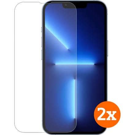 BlueBuilt Apple iPhone 14 / 13 / 13 Pro  Screenprotector Glas Duo Pack