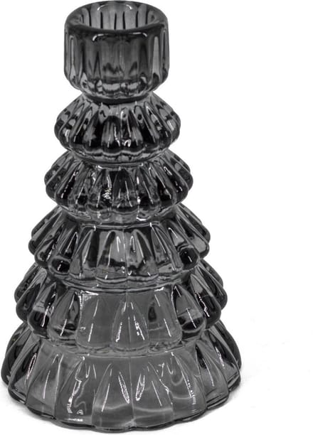 Glazen kaarsenstandaard kerstboom