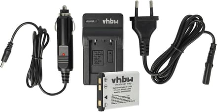 Camera Oplaadset - Reservebatterij Lader - Camera Energie - Compleet Accessoire Pakket - Zwart