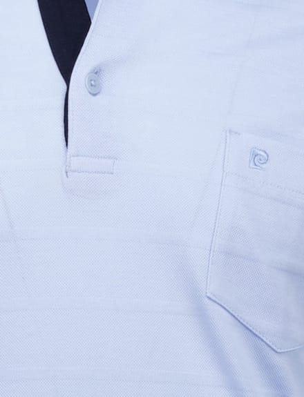 Pierre Cardin poloshirt korte mouw lichtblauw
