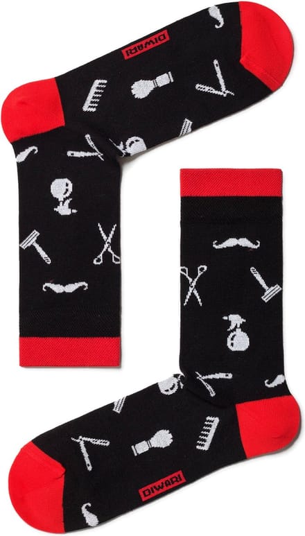 Herensokken kappers patroon, 2-PAAR geschenkset, maat 44/45 (29)