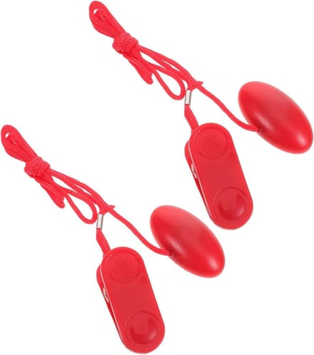 Loopband Noodstop - Veiligheidssleutel Clip - Veilige Training - Universele Pasvorm - 2 Stuks - Rood