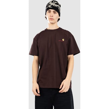 Carhartt WIP American Script T-Shirt bruin