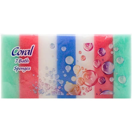 Coral Badsponzen - 7 stuks