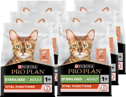 Pro Plan Adult Sterilised Vital Functions - Zalm - 6x 1.5 kg
