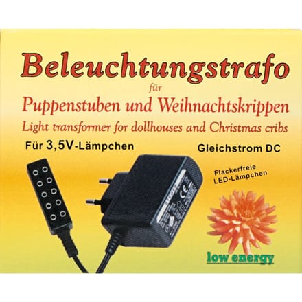 Verlichtingstransformator voor kerststallen
