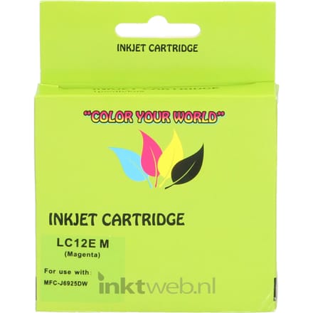 Huismerk Brother LC-12EM magenta (Huismerk (compatible))
