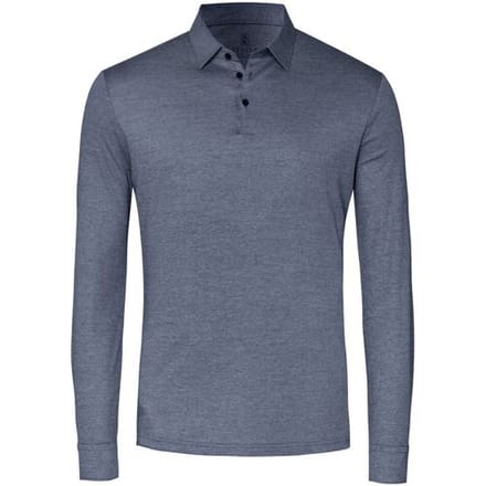 Desoto Polo Essential Kent Long Sleeve Blauw / male