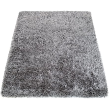 Hoogpolig tapijt Glamorous grijs  80x150 cm