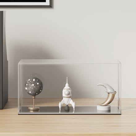 vidaXL - Vitrine - transparant - 24x12x11 - cm - acryl