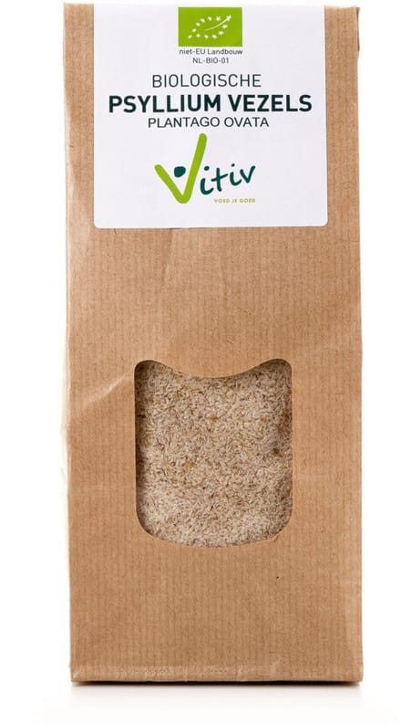 Vitiv Psyllium husk vezels bio 125 Gram