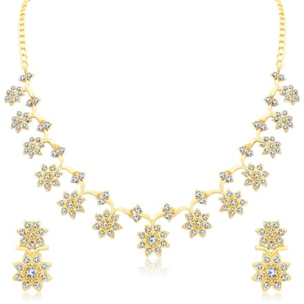 N3 Collecties Luxe Vergulde Zirkonia Stenen Sieraden Set