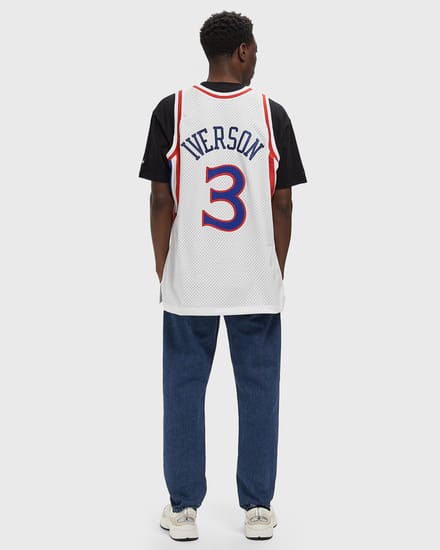 NBA Swingman Jersey Philadelphia 76ers Home 1996-97 Allen Iverson #3
