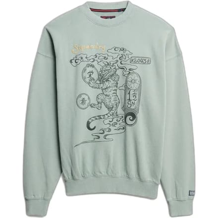 Superdry - Tokyo Narrative Oversized Sweatshirt - Dames - Truien