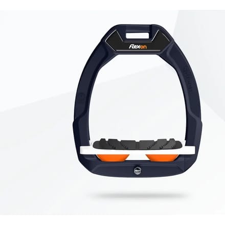 Veiligheidsstijgbeugels Rijden Hellend Grip Marine/Wit/Oranje Flex-On Safe-On