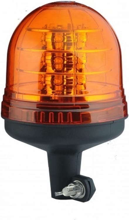 ORANJE dakzwaailicht - 18 LED - R10 / R65 - Beugel bevestiging - Flex
