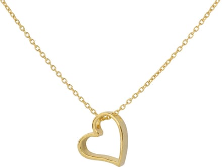 ARLIZI 1542 Ketting Hartje Hanger - Dames - Verguld - 44 cm