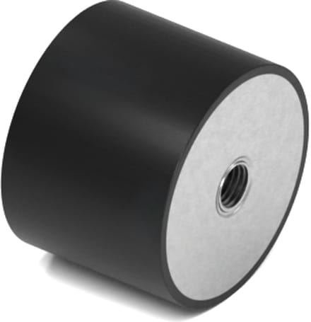 Rubbermagazijn - Trillingsdemper - Type C - 40x30mm - M8 - Set 10 stuks