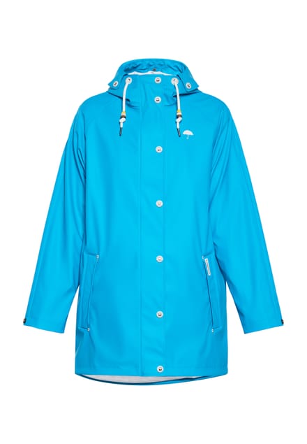 Schmuddelwedda Mackintosh Dames Cyaan blauw