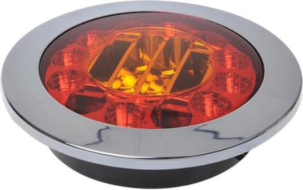 ProPlus Achterlicht aanhangwagen - 3 functies - 24 LED - waterdicht - chroom - 122 mm