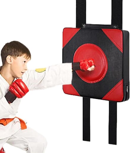 Bokstrainer - Wandtrainer - Thuis Fitness - Geruisloze Training - 31 cm - Rood