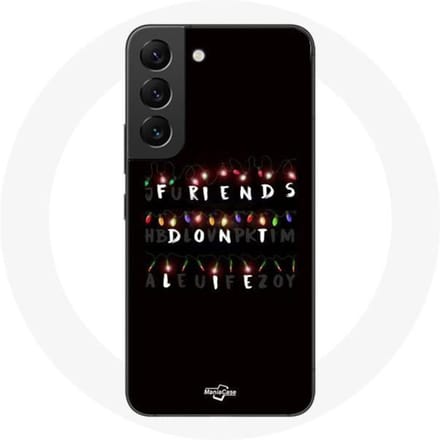 Coque - Stranger Things - Samsung Galaxy S21 FE - Noir - Souple - Protection chocs et rayures