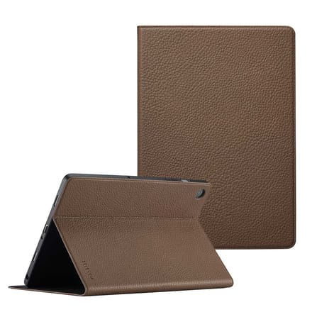 Selencia Tablet Hoes - Geschikt voor Samsung Galaxy Tab A9 Plus - tablet Bookcase - Bruin