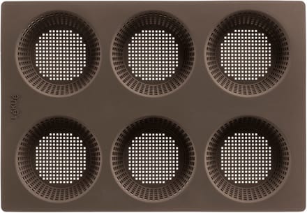 Lékué Bakvorm 6 Broodjes - Siliconen - Brown