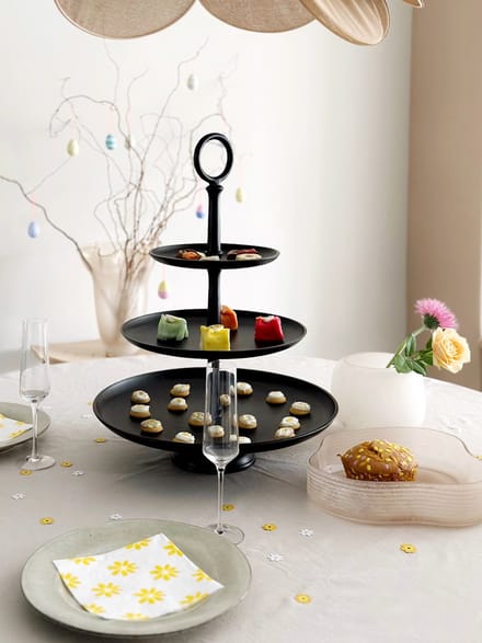Etagère Lily 58cm mat zwart