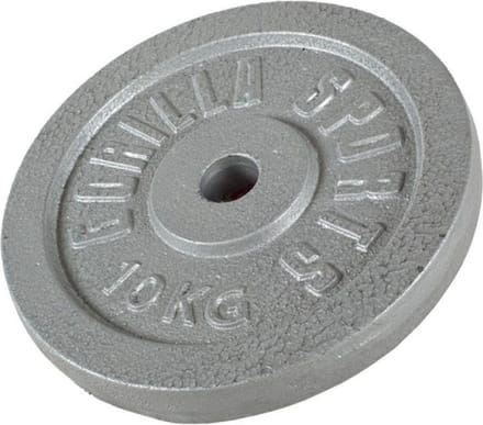 Gorilla Sports Gewichtsschijf - Halterschijf - Gietijzer - 30 mm - 10 kg