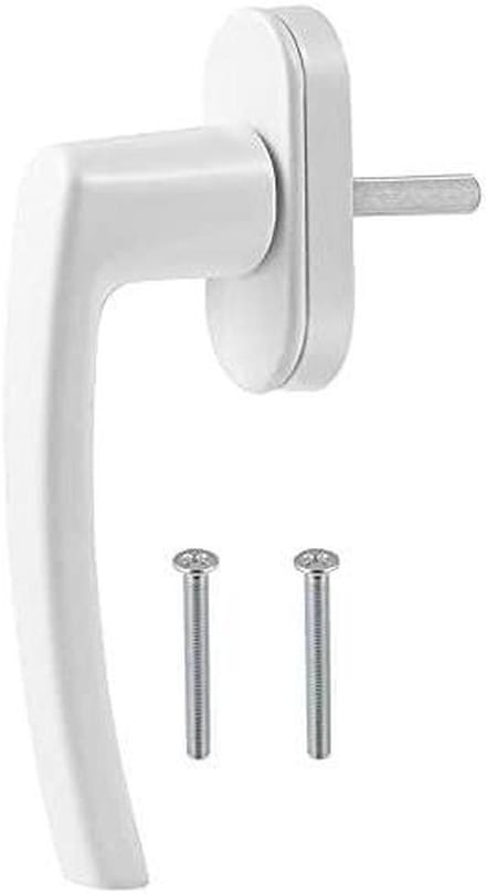 Raamgreep - Raamslinger Venstergreep - Ramen Sluiten - Kinderveiligheid - 3 x 2 x 2 cm - Zilver