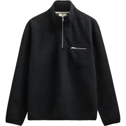 Sweater met halve rits Anerkjendt Toni