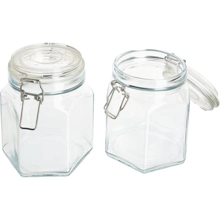 VBS Inmaakpot met clip-sluiting, 800 ml, 2 stuks