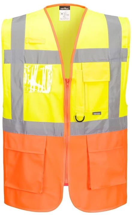 Portwest Praag Hi-Vis Executive Vest S376 - Geel - S