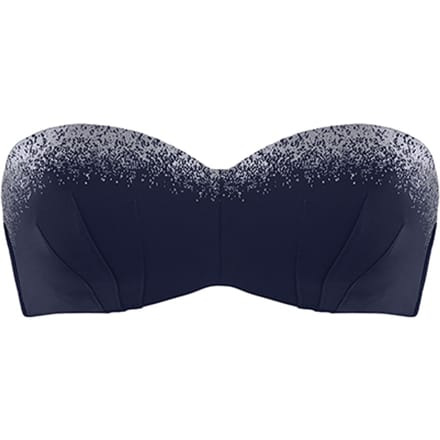 Marlies Dekkers Ishtar Midnight Blue And Silver Strapless Bikini Top Größe: 70B | Bikinis Outlet | Damen | Blau