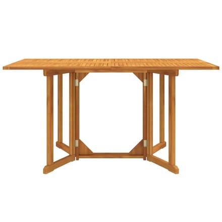 vidaXL - Tuintafel - inklapbaar - 150x90x75 - cm - massief - teakhout