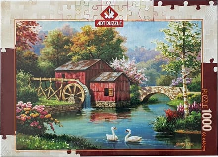 Art Puzzle Old Red Mill – Legpuzzel – 1000 stukjes – 68 x 48 cm