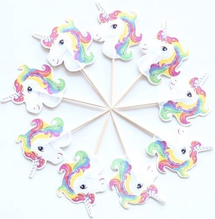 36x Leuke cocktailprikkers eenhoorn | Unicorn