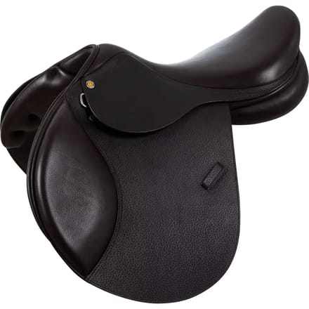 Leren springzadel voor paarden Equestro Evolution New