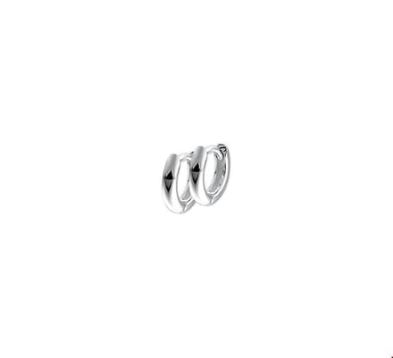 Zilveren Klapoorringen half rond 1018747