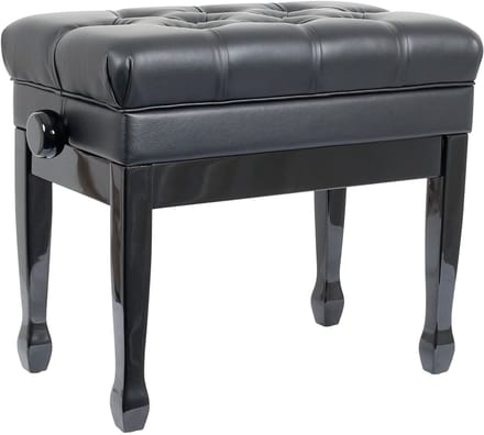 Pianobank in hoogte verstelbaar - Innox PB 50BK - Zwart