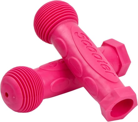 Step Handgrepen - Stuur Handvatten - Kinderen Fietsen - Antislip Rubber - 22 mm - Roze
