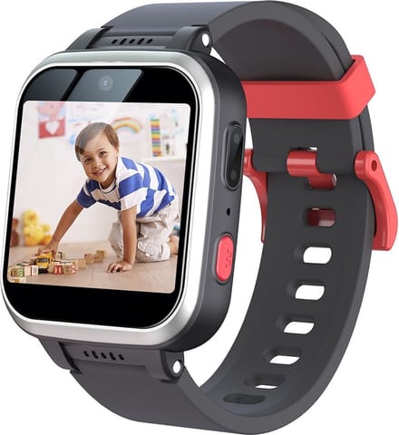 Smartwatch Kinderen - Camera - Games - Zwart