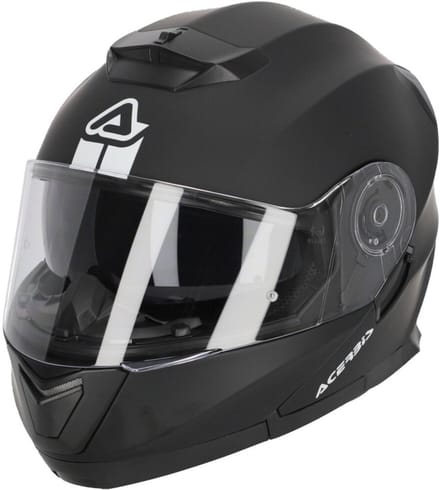 Acerbis Serel Solid Mat Zwart Systeemhelm - Helm