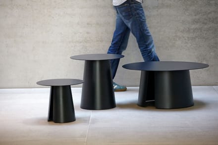 Jan Kurtz - Feel bijzettafel - Ø 80 cm - antraciet - 4 - 6 Wochen