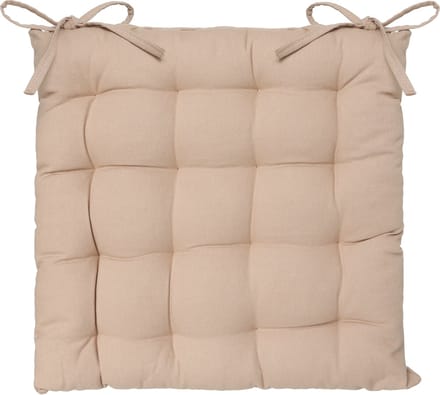 Atmosphera Tuintoelkussen - beige - katoen - 36 x 36 x 4 cm - zitkussen